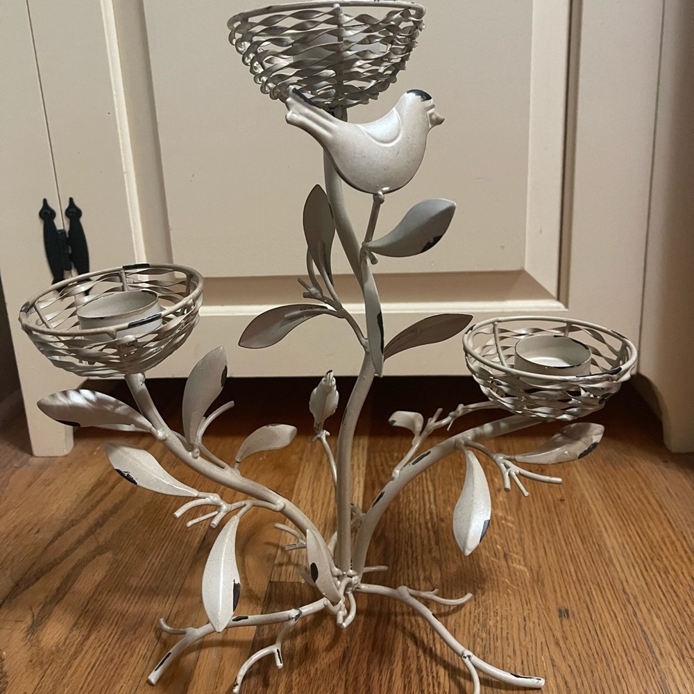 Bird Nest Tea Light Holder